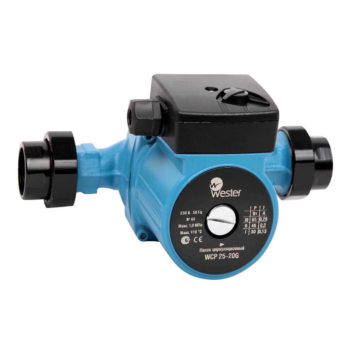 Насос циркуляционный WESTER WCP 25-40G (с гайками)