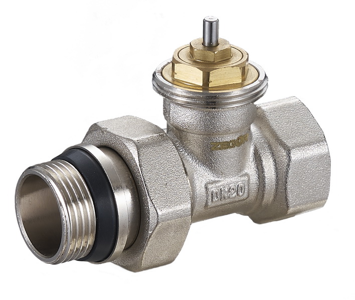 Клапан радиаторный прямой 1/2" термостатический ZEGOR QS-3412