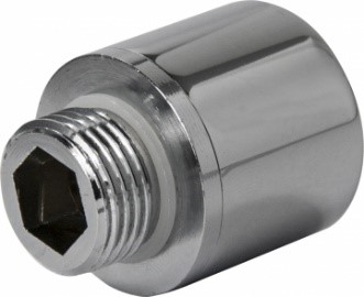 Переходник 1/2"х3/4" НР с колпачком и воздухоотводчиком 32 мм хром