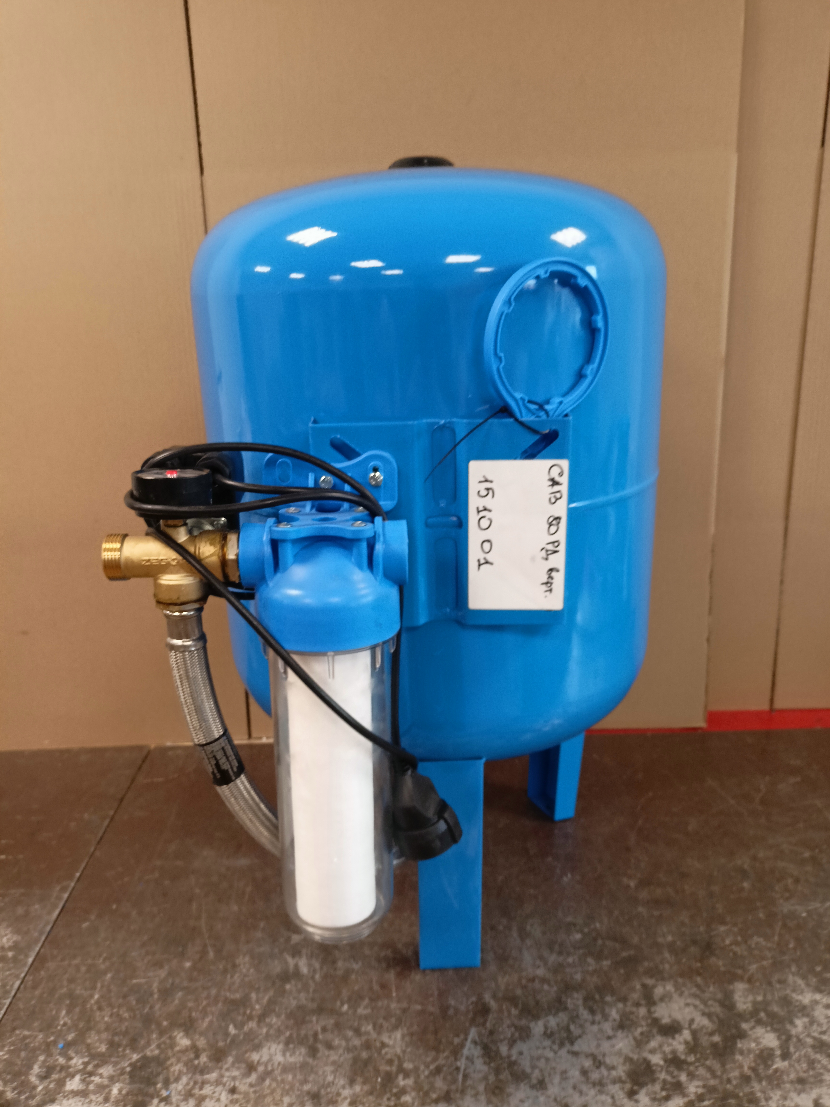 Автобак EcWATER CАВ 80 РД вертикальный УЦЕНКА SN 151001